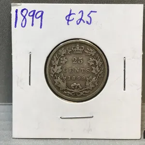 1899 Canada 25 Cent Coin
 UNRESERVED