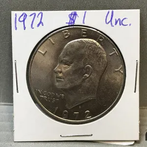 1972 USA 1 Dollar Coin
 UNRESERVED