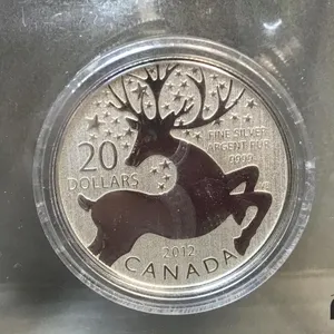 2012 "Rudolph" .9999 Silver 20 Dollar Coin
 UNRESERVED