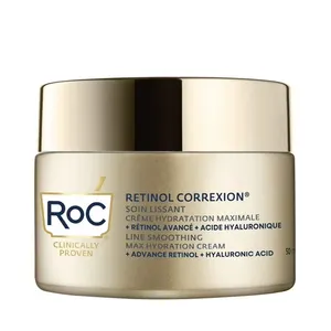 ROC SKINCARE - RETINOL CORREXION LINE SMOOTHING MAX HYDRATION CREAM + ADVANCE RETINOL + HYALURON -N