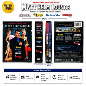 NEW DVD "MATT HELM LOUNGE" DEAN MARTIN SET
