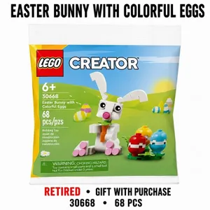 NEW LEGO CREATOR EASTER BUNNY WITH EGGS RETIRED
