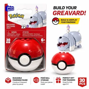 NEW POKEMON MEGA GREAVARD POKE BALL BUILD SET