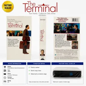 NEW VHS "THE TERMINAL" TOM HANKS 2004