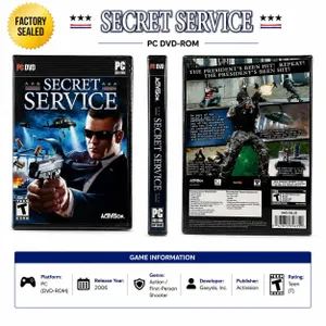 NEW PC DVD-ROM "SECRET SERVICE" ACTIVISION 2006