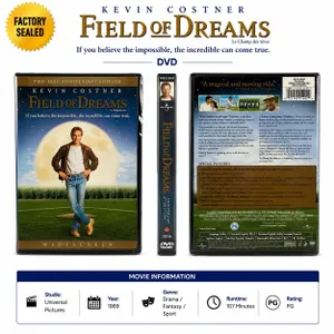 NEW DVD "FIELD OF DREAMS" KEVIN COSTNER 1989