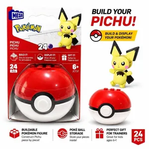 NEW POKEMON MEGA PICHU POKE BALL BUILD SET
