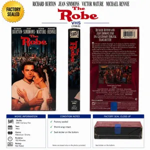 NEW VHS "THE ROBE" RICHARD BURTON 1953