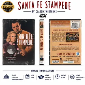 NEW DVD "SANTA FE STAMPEDE" JOHN WAYNE 1938