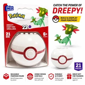 NEW POKEMON MEGA DREEPY POKE BALL BUILD SET