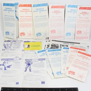 LOT OF G.I. JOE PAPERWORK, OFFER BOOKLETS