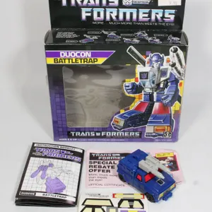 1986 HASBRO TRANSFORMERS G1 DUOCON BATTLETRAP