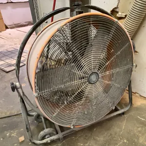 ORANGE MOBILE HEAVY DUTY DRUM FAN