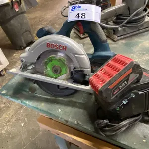BOSCH CCS180 18V CORDLESS CIRCULAR SAW WITH 2 BATTERIES & CHARGER