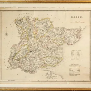 MURRAY "ESSEX" ENGRAVED MAP 1830