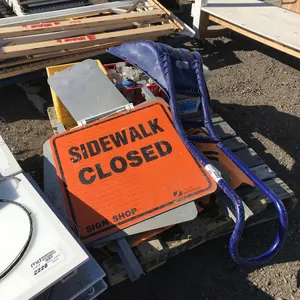 Pallet w/ Signs, Shovel & Aerosols
 UNRESERVED