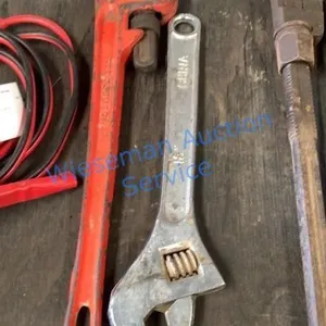 24in PIPE WRENCH AND 18in ADJ WRENCH