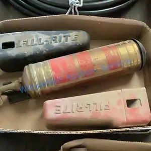 ANTIQUE FIRE EXTINGUISHER, FILL-RITE NOZZLE COVERS