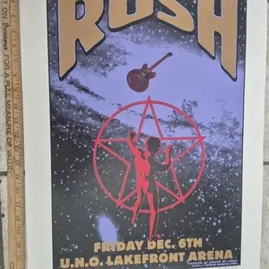 1996 Rush Concert Poster 24X18