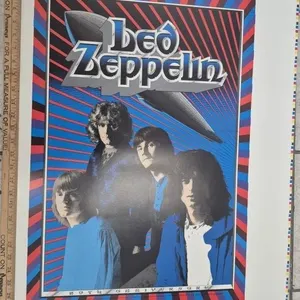 20th Anniversary Led Zeppelin Concert Poster