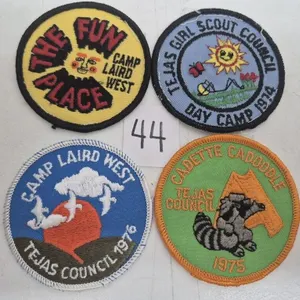 Vintage Girl Scout Patches 3 in. Diameter