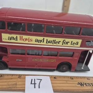 Vintage Double Decker Bus by Solido 1/50 Scale