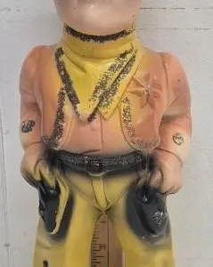 Vintage Chalkware Lone Ranger 15 1/2 In Tall