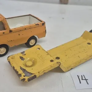 Tiny Tonka Pickup and Flatbed Trailer