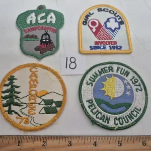 Vintage Girl Scout Patches