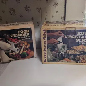 KitchenAid food grinder and slicer