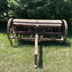 8' McCormick Deering Steel Wheel Grain Drill