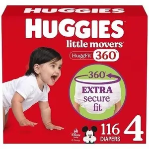 SEALED $64 Huggies Little Movers HuggFit 360...