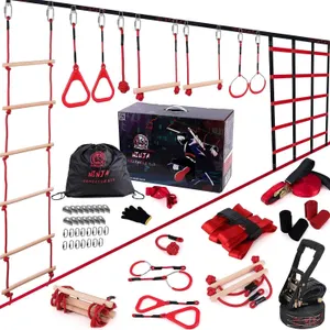 New $130 Two Ways 2*42ft Ninja Warrior Obstacle...