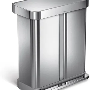 New $262 simplehuman 58 Litre / 15.3 Gallon...