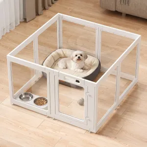 NEW $170 (23.6" H, White) Indoor Dog Playpen