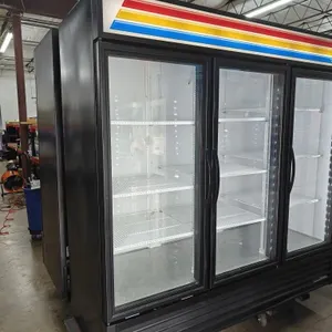 TRUE 3 Swing Door Commercial Refrigerator WORKS!