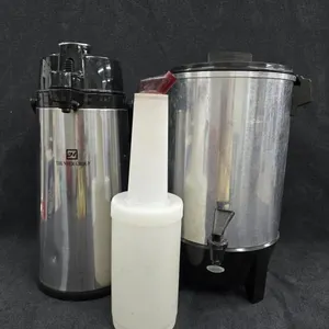 (1) Lever Pot, (1) Vtg Westbend Dispenser & J