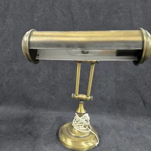 Vtg Brass Desk Lamp