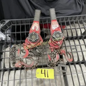 3/4 Ton Chain Come-a-longs 2 X The Bid!