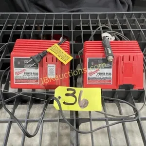Milwaukee 110v & Auto Chargers