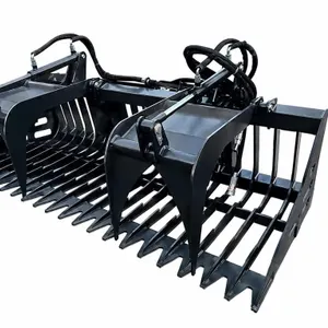 Arteer 2026 84" Skid Steer Rock Grapple Bucket Ar