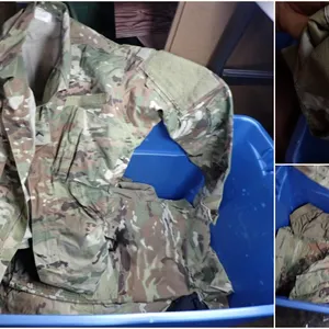 Lot of 8 US Army ACU OCP Multicam Uniform Set - 4 Jackets & 4 Trousers Size Large