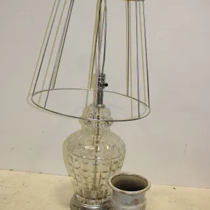 Table Lamp & Planter