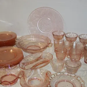 Pink Depression Glass