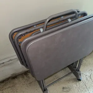 Rolling TV tray tables with stand – COSCO