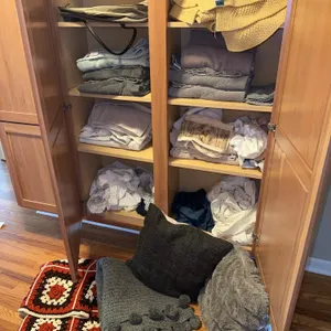 Linen closet clean out