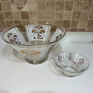 Vintage chip + dip bowl