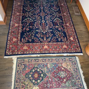 Two Decorative Rugs, One Area Rug, One Entryway Rug