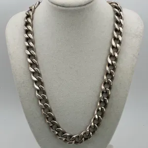 18in Sterling Silver Necklace, 46.1 Grams Total Weight