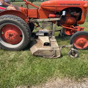 1947 Allis Chalmers B w/ 72-in. Woods Mid-Mount Mower